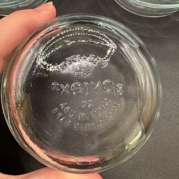 Set of 5 Pyrex 6 oz Bowls #463 Custard Cup Dessert Bowls - Picture 3 of 4